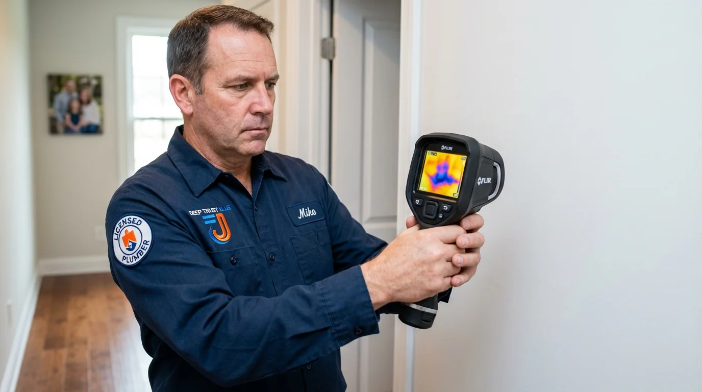 Thermal imaging leak detection by Johns Plumbing LLC in Wolf Point
